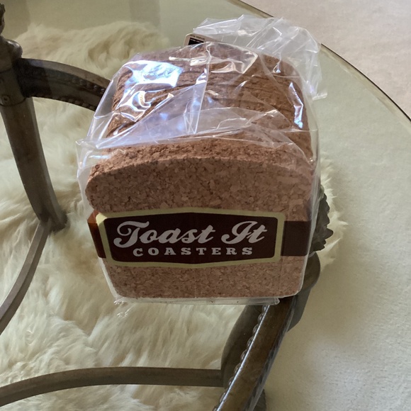 New, unopened Set of 8 ‘Toast It Coasters’ - Picture 1 of 5